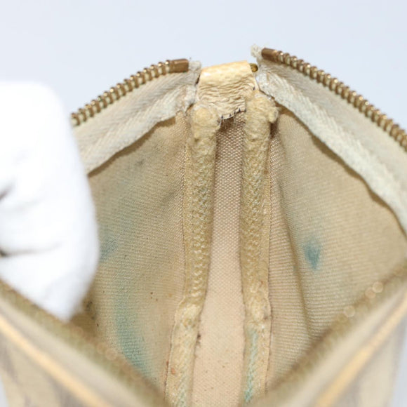 LOUIS VUITTON Damier Azur Mini Pochette Accessoires Pouch N63005 LV Auth hk3071