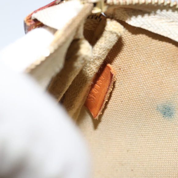 LOUIS VUITTON Damier Azur Mini Pochette Accessoires Pouch N63005 LV Auth hk3071