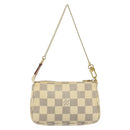 LOUIS VUITTON Damier Azur Mini Pochette Accessoires Pouch N63005 LV Auth hk3071-2