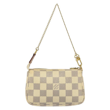 LOUIS VUITTON Damier Azur Mini Pochette Accessoires Pouch N63005 LV Auth hk3071 - 0