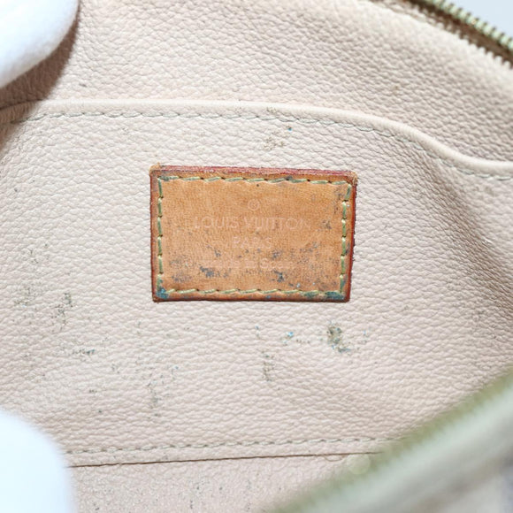 LOUIS VUITTON Damier Azur Pochette Cosmetic PM Pouch N60024 LV Auth hk3072