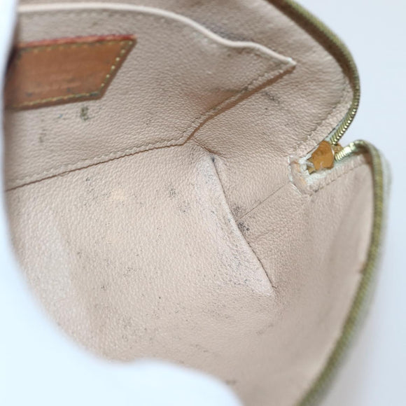 LOUIS VUITTON Damier Azur Pochette Cosmetic PM Pouch N60024 LV Auth hk3072