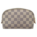 LOUIS VUITTON Damier Azur Pochette Cosmetic PM Pouch N60024 LV Auth hk3072-2