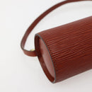 LOUIS VUITTON Epi Soufflot Pouch Accessory Pouch Brown LV Auth hk3075-11