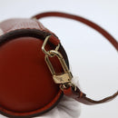 LOUIS VUITTON Epi Soufflot Pouch Accessory Pouch Brown LV Auth hk3075-14