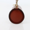 LOUIS VUITTON Epi Soufflot Pouch Accessory Pouch Brown LV Auth hk3075-5