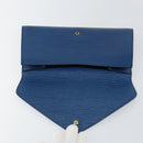 LOUIS VUITTON Epi Art Deco Clutch Bag Blue M52635 LV Auth hk3076-8