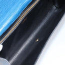 LOUIS VUITTON Epi Art Deco Clutch Bag Blue M52635 LV Auth hk3076-10