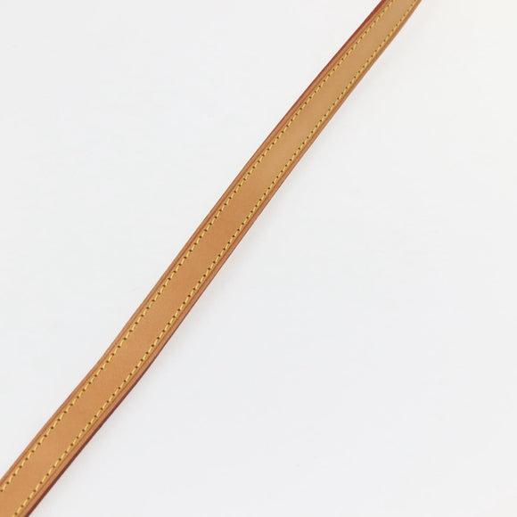 LOUIS VUITTON Shoulder Strap Leather 35.4"" Beige LV Auth hk3078