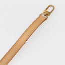 LOUIS VUITTON Shoulder Strap Leather 35.4"" Beige LV Auth hk3078-11