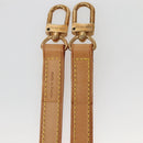 LOUIS VUITTON Shoulder Strap Leather 35.4"" Beige LV Auth hk3078-13