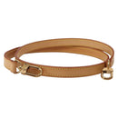 LOUIS VUITTON Shoulder Strap Leather 35.4"" Beige LV Auth hk3078-2
