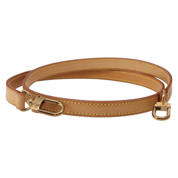 LOUIS VUITTON Shoulder Strap Leather 35.4"" Beige LV Auth hk3078 - 0