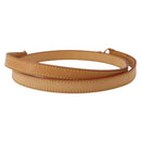 LOUIS VUITTON Shoulder Strap Leather 35.4"" Beige LV Auth hk3078-3