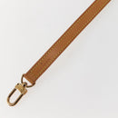 LOUIS VUITTON Shoulder Strap Leather 35.4"" Beige LV Auth hk3078-9
