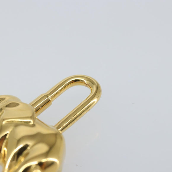 HERMES Elephant Cadena Charm metal Gold Auth hk3080