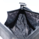 GUCCI Web Sherry Line Accessory Pouch Canvas Black Silver Red 92820 Auth hk3082-19