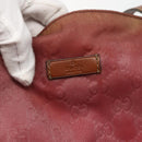 GUCCI GG Canvas Tote Bag Nylon Pink Gold 295252 Auth hk3085-14