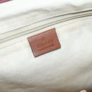 GUCCI GG Canvas Tote Bag Nylon Pink Gold 295252 Auth hk3085-18