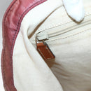 GUCCI GG Canvas Tote Bag Nylon Pink Gold 295252 Auth hk3085-19