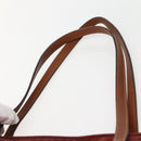 GUCCI GG Canvas Tote Bag Nylon Pink Gold 295252 Auth hk3085-8