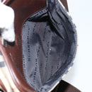 BURBERRY Nova Check Shoulder Bag Canvas Beige Silver Auth hk3087-20