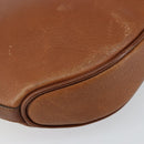 Burberrys Shoulder Bag Leather Brown Gold Auth hk3089-15