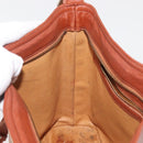 MCM Logogram Vicetos Shoulder Bag PVC Leather Brown Gold Auth hk3092-19