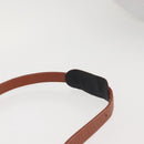 MCM Logogram Vicetos Shoulder Bag PVC Leather Brown Gold Auth hk3092-8