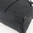 MCM Vicetos Logogram Shoulder Bag PVC Leather Black Gold Auth hk3093-10