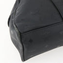 MCM Vicetos Logogram Shoulder Bag PVC Leather Black Gold Auth hk3093-11