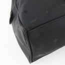 MCM Vicetos Logogram Shoulder Bag PVC Leather Black Gold Auth hk3093-13