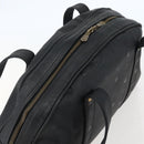 MCM Vicetos Logogram Shoulder Bag PVC Leather Black Gold Auth hk3093-6