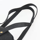 MCM Vicetos Logogram Shoulder Bag PVC Leather Black Gold Auth hk3093-8