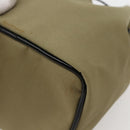 GUCCI Drawstring Pouch Nylon Beige 039 0973 Auth hk3094-9