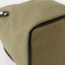 GUCCI Drawstring Pouch Nylon Beige 039 0973 Auth hk3094-14