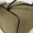 GUCCI Drawstring Pouch Nylon Beige 039 0973 Auth hk3094-15