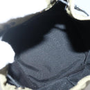 GUCCI Drawstring Pouch Nylon Beige 039 0973 Auth hk3094-11