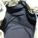 GUCCI Drawstring Pouch Nylon Beige 039 0973 Auth hk3094-19