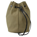 GUCCI Drawstring Pouch Nylon Beige 039 0973 Auth hk3094-2