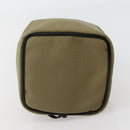 GUCCI Drawstring Pouch Nylon Beige 039 0973 Auth hk3094-5