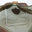 GUCCI GG Supreme Web Sherry Line Boston Bag PVC Beige Gold Red Auth hk3095-17