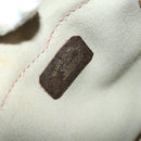 GUCCI GG Supreme Web Sherry Line Boston Bag PVC Beige Gold Red Auth hk3095-19