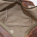 GUCCI GG Supreme Web Sherry Line Boston Tas PVC Beige Goud Rood Auth hk3095-28