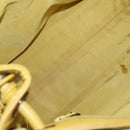 CHANEL COCO Mark Shoulder Bag Leather Yellow CC Auth hk3101-10