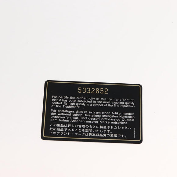 CHANEL COCO Mark Shoulder Bag Leather Yellow CC Auth hk3101