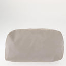 CHANEL Sports Shoulder Bag Nylon Gray Silver CC Auth hk3103-5