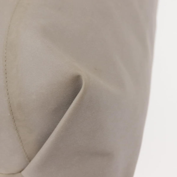 CHANEL Sports Shoulder Bag Nylon Gray Silver CC Auth hk3103