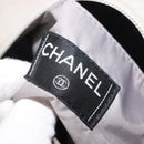 CHANEL Sports Shoulder Bag Nylon Gray Silver CC Auth hk3103-20