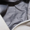 CHANEL Sports Shoulder Bag Nylon Gray Silver CC Auth hk3103-11